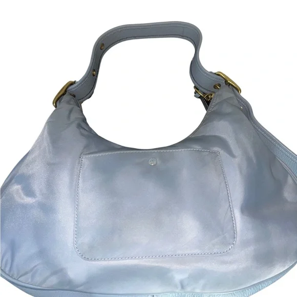 Coach EUC Bluebell Nylon & Leather Cargo Hobo Bag - Picture 13 of 13